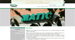 Desktop Screenshot of matic.it