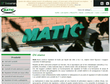 Tablet Screenshot of matic.it