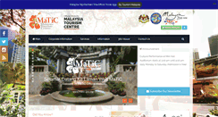 Desktop Screenshot of matic.gov.my