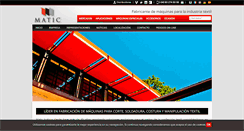 Desktop Screenshot of matic.es